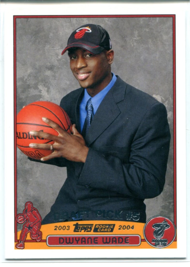 Rookie Card Dwyane Wade 2003-04 Topps #225: Rookie Card Dwyane Wade 2003-04 Topps #225 Topps #225 Rookie Card Dwyane Wade features the young basketball star in his early days, showcasing his promising start to an illustrious career. This card