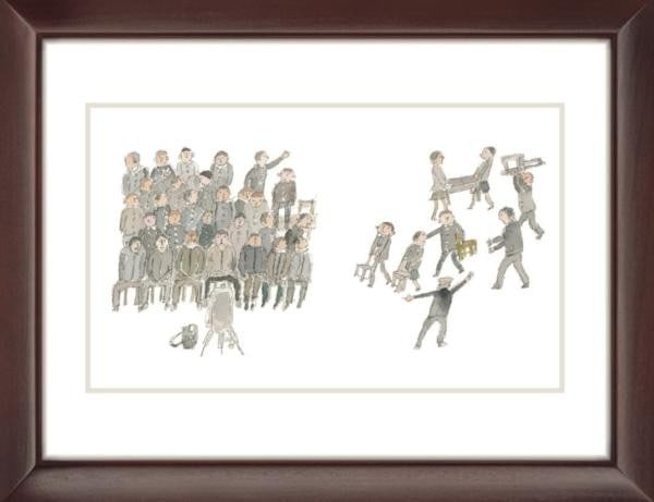 Mitsumasa Anno Limited Giclee Print Boyhood Group Photo 7 80 Framed Art: Mitsumasa Anno Limited Giclee Print Boyhood Group Photo 7 80 Framed Art Item Specifics: Artist: Mitsumasa Anno Subject: Nostalgic Japanese Childhood Material: Giclee Print on Arches Aquarelle Rag Pape