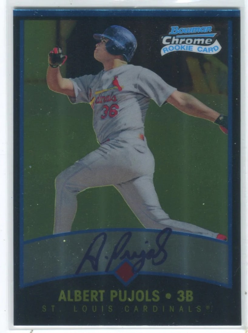 2011 Bowman Chrome Rookie Card Reprint #340 Albert Pujols (1 of 2)