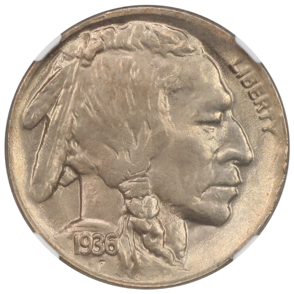 1936-D 5C NGC MS65 - 3