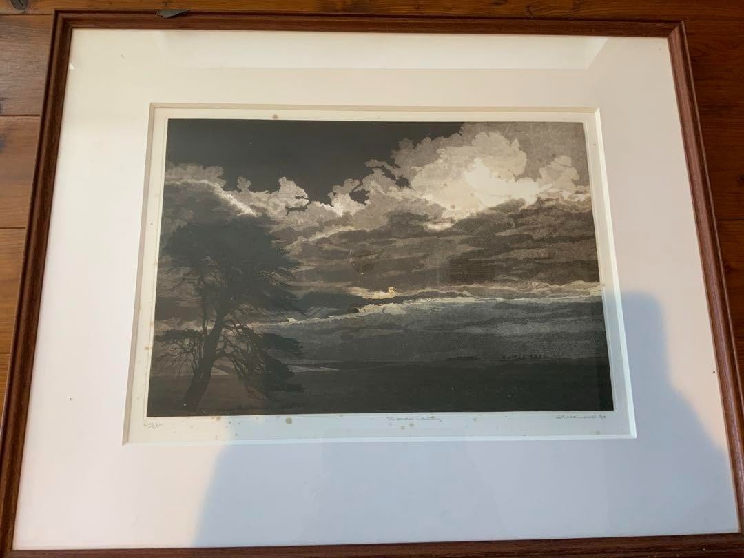 Phil Greenwood "Border Country" 1980 Etching Aquatint Signed Ltd 314/ 350 Framed (1 of 14)