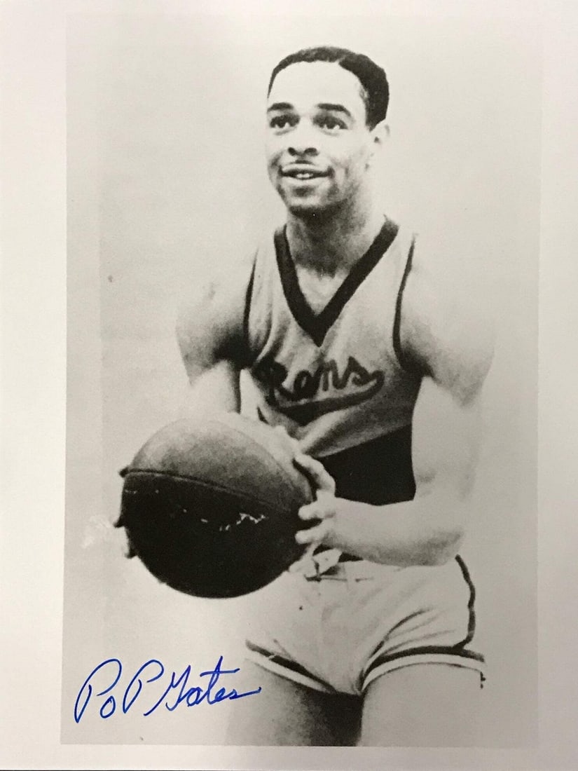 B&W Photo Autographed 8x10 By Gates Pop (1 of 1)