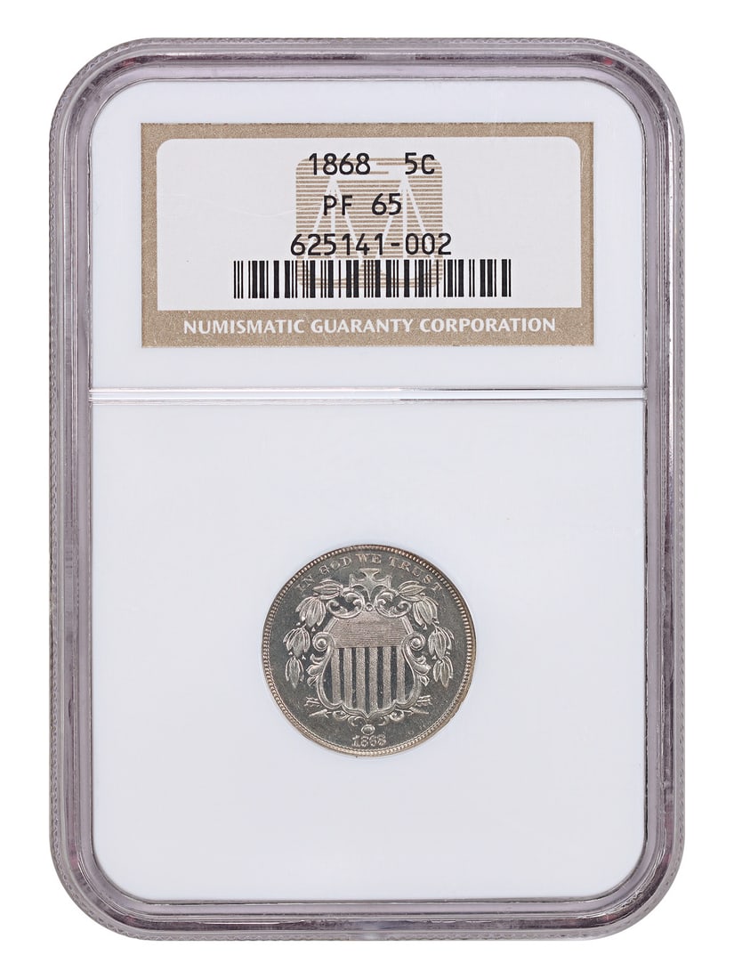 Shield Nickel 1868 5C NGC (1 of 6)