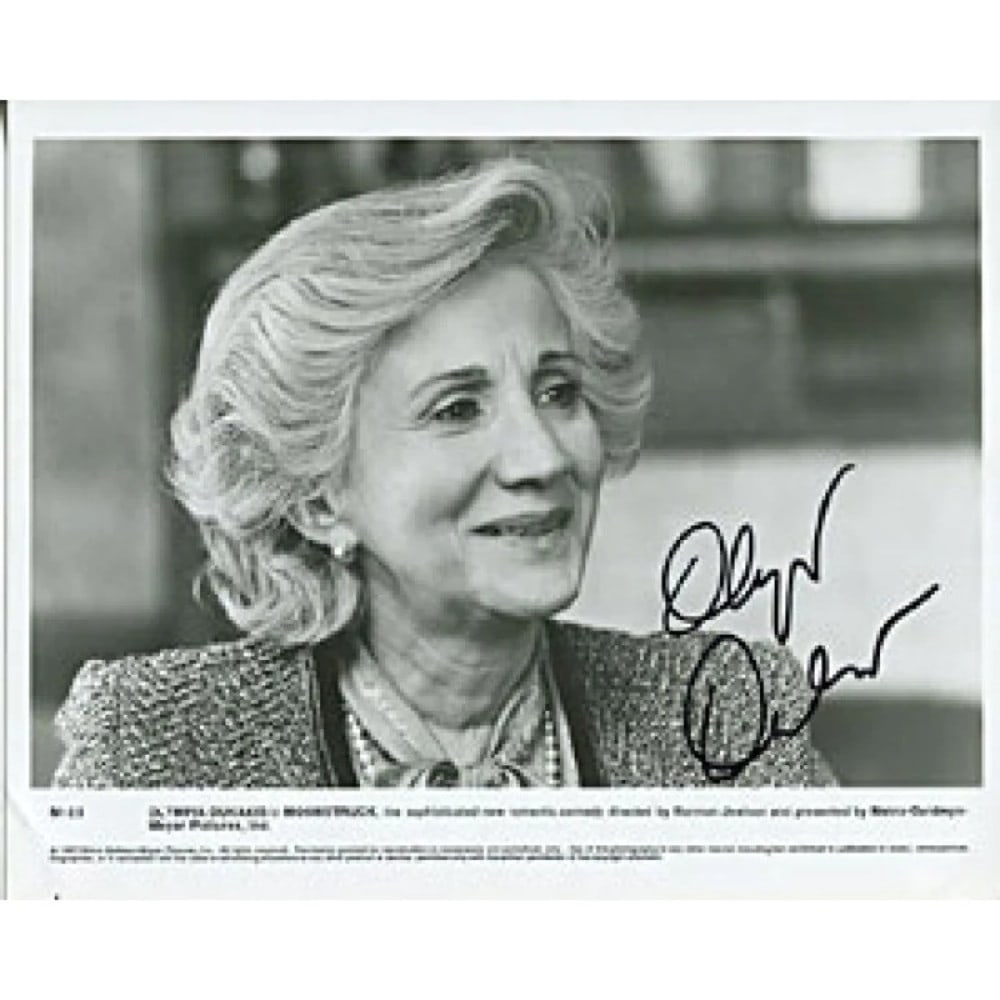 Signed Photo of Olympia Dukakis 8x10: Signed Photo of Olympia Dukakis 8x10 Signed by the renowned actress Olympia Dukakis, this 8x10 photo showcases her captivating presence. Packed and shipped from Dania Beach, Florida, for a secure and