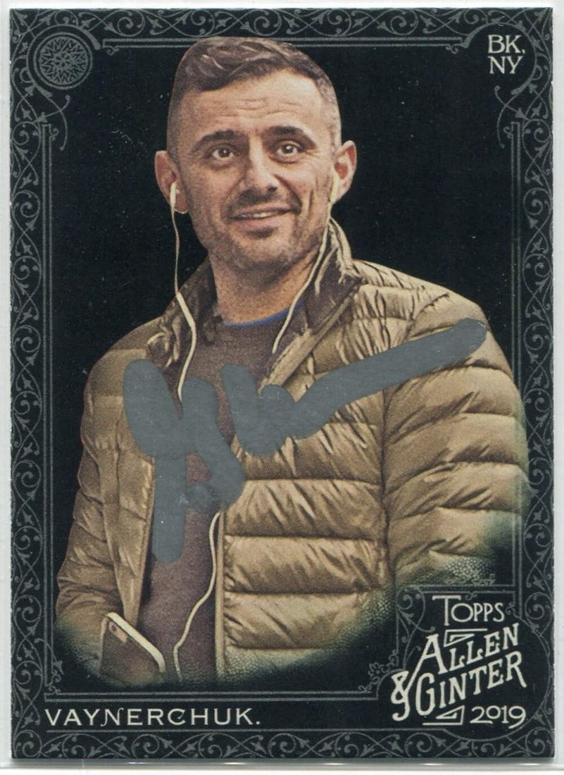 Gary "Vee" Vaynerchuk 2019 Topps Allen & Ginter X Autographed Card (JSA) (1 of 3)