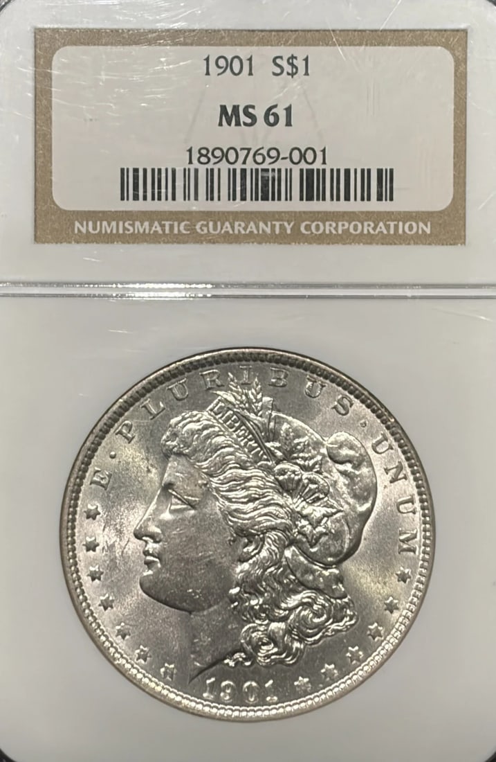 MORGAN DOLLAR NGC MS61 (1 of 3)