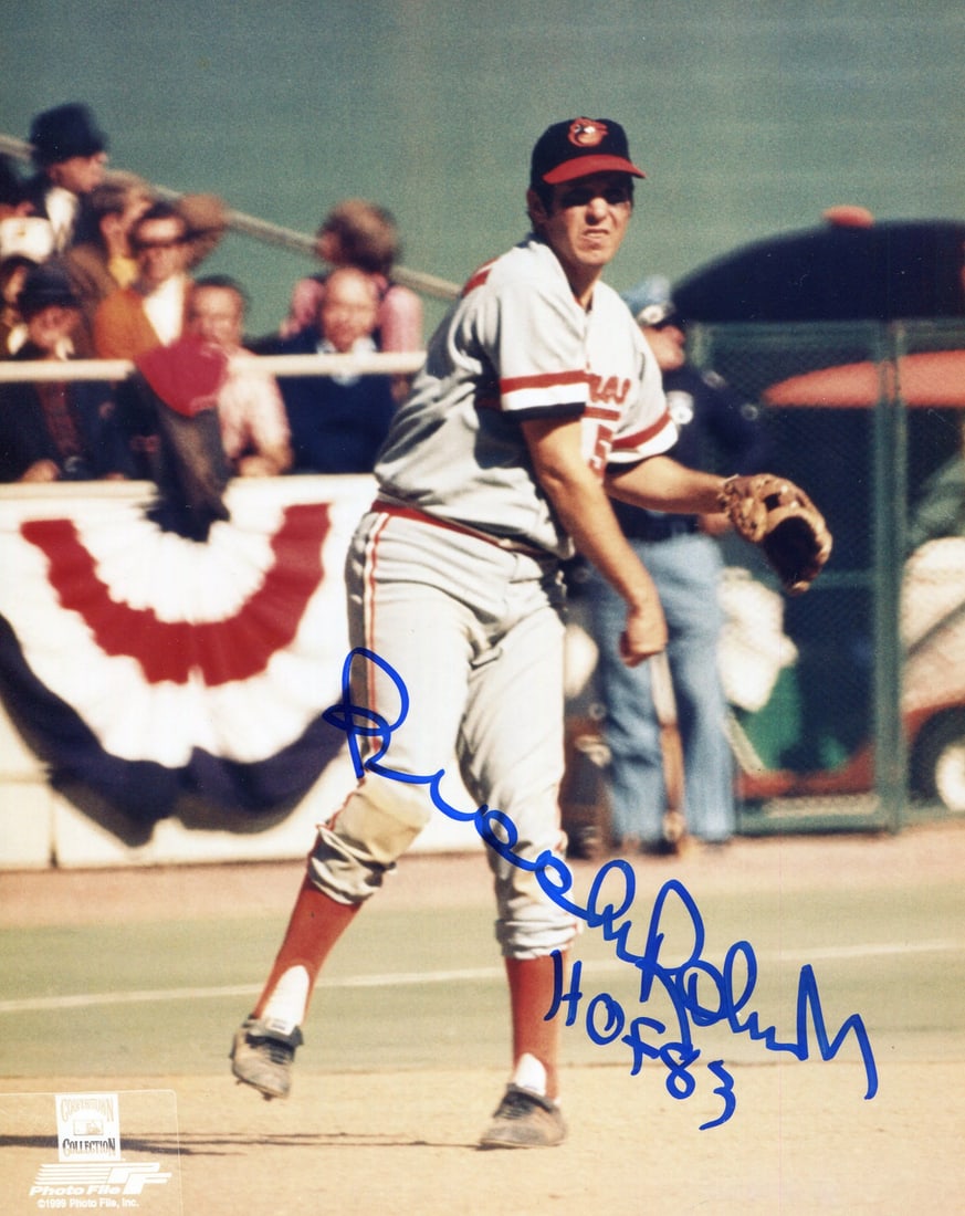 Autographed Baseball Photo By Brooks Robinson (1 of 1)