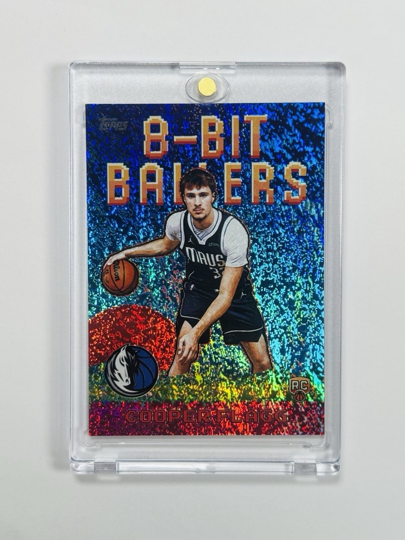 2025 TOPPS COOPER FLAGG #8B-31 RED HOLO FOIL 8 BIT BALLERS ROOKIE/ 5 (1 of 3)