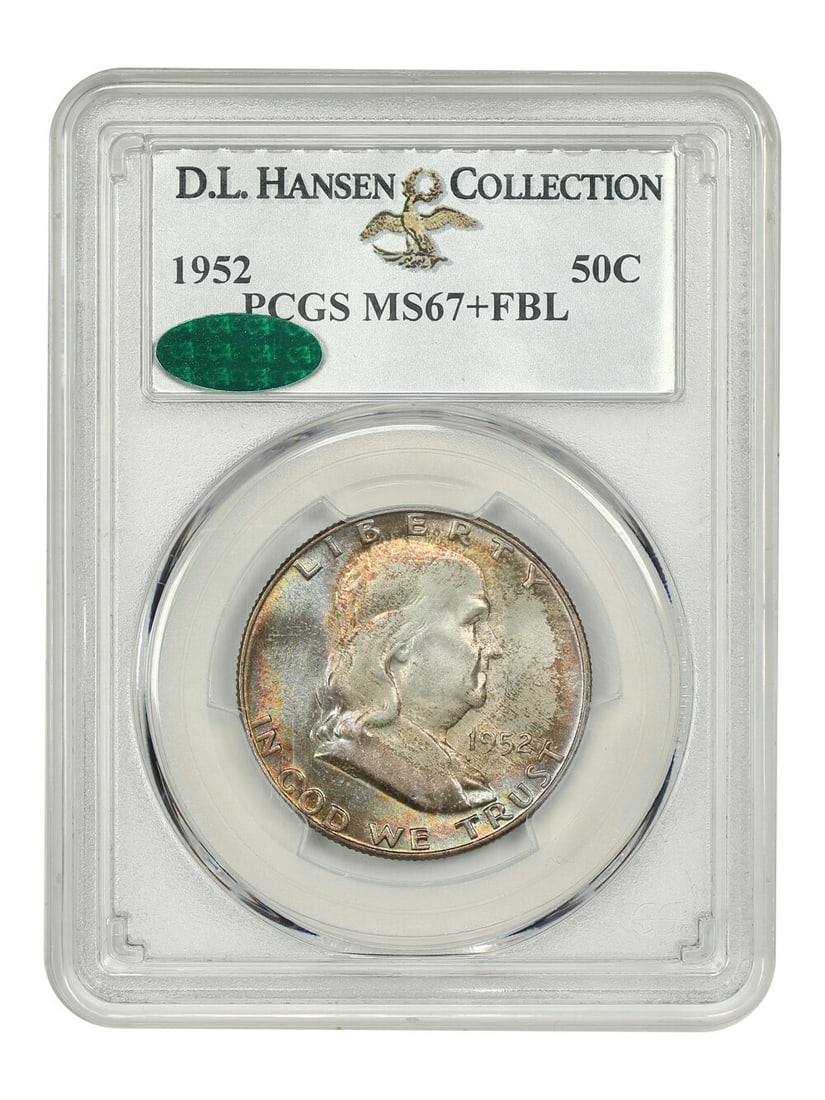 PCGS CAC MS67+FBL ex D L Hansen (1 of 4)