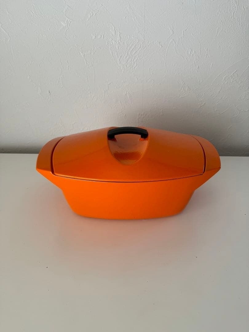 Le Creuset Coquelle Raymond Loewy Reprint Cast Iron Pot Excellent Condition (1 of 12)
