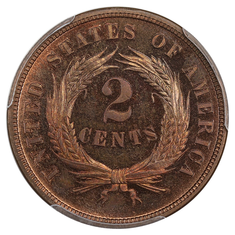 PCGS Proof 65 RD ex D L Hansen - 4