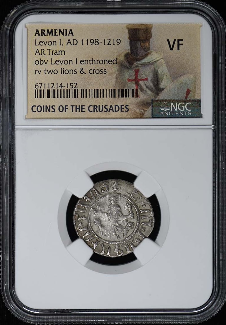 Levon I Armenia AD 1198 1219 NGC VF (1 of 2)