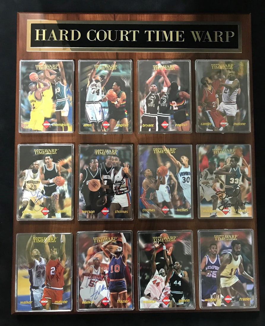 1996 Collectors Edge Time Warp Autographed Card Set (1 of 2)