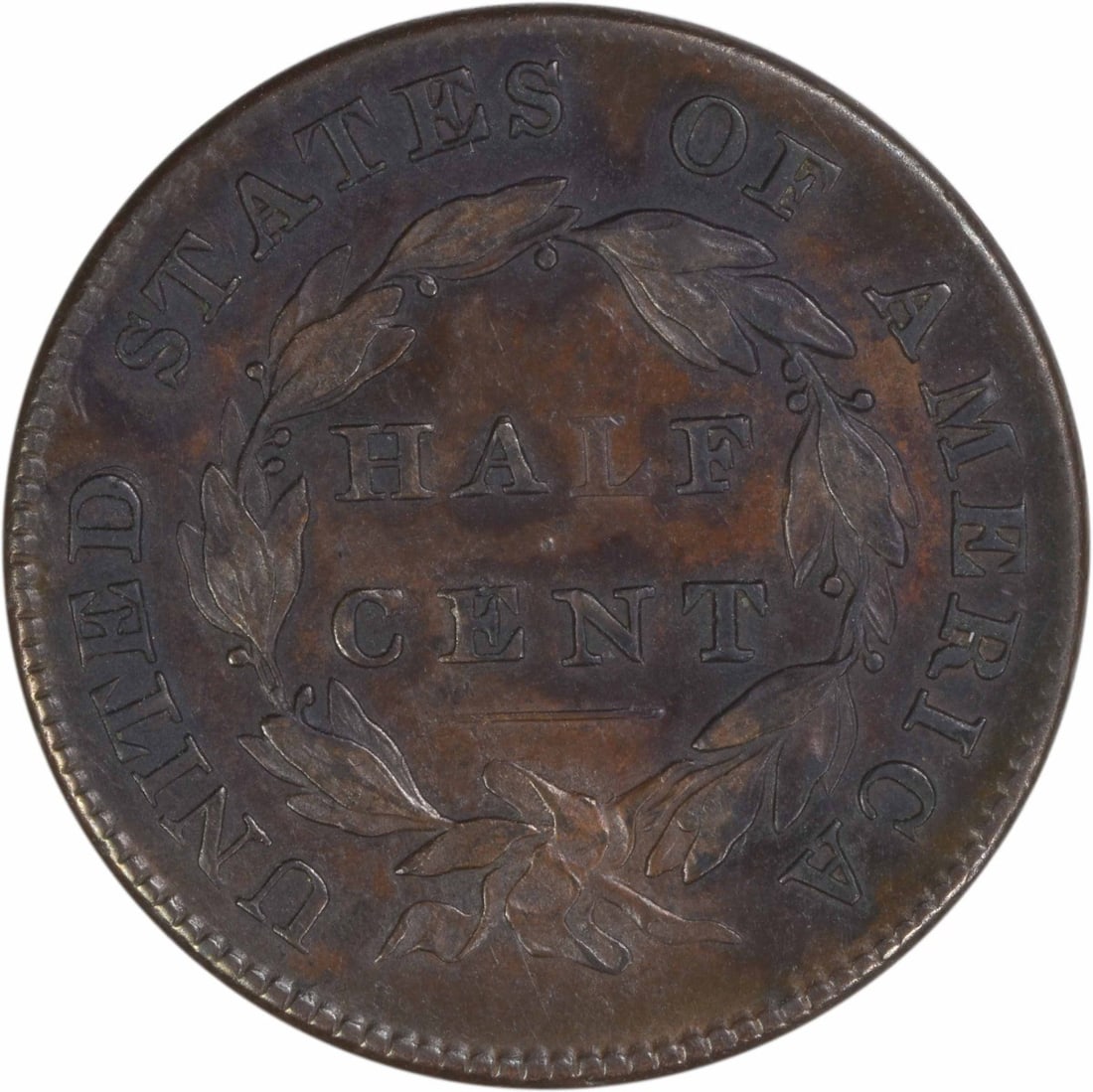 Uncertified half cent from 1832 - 2