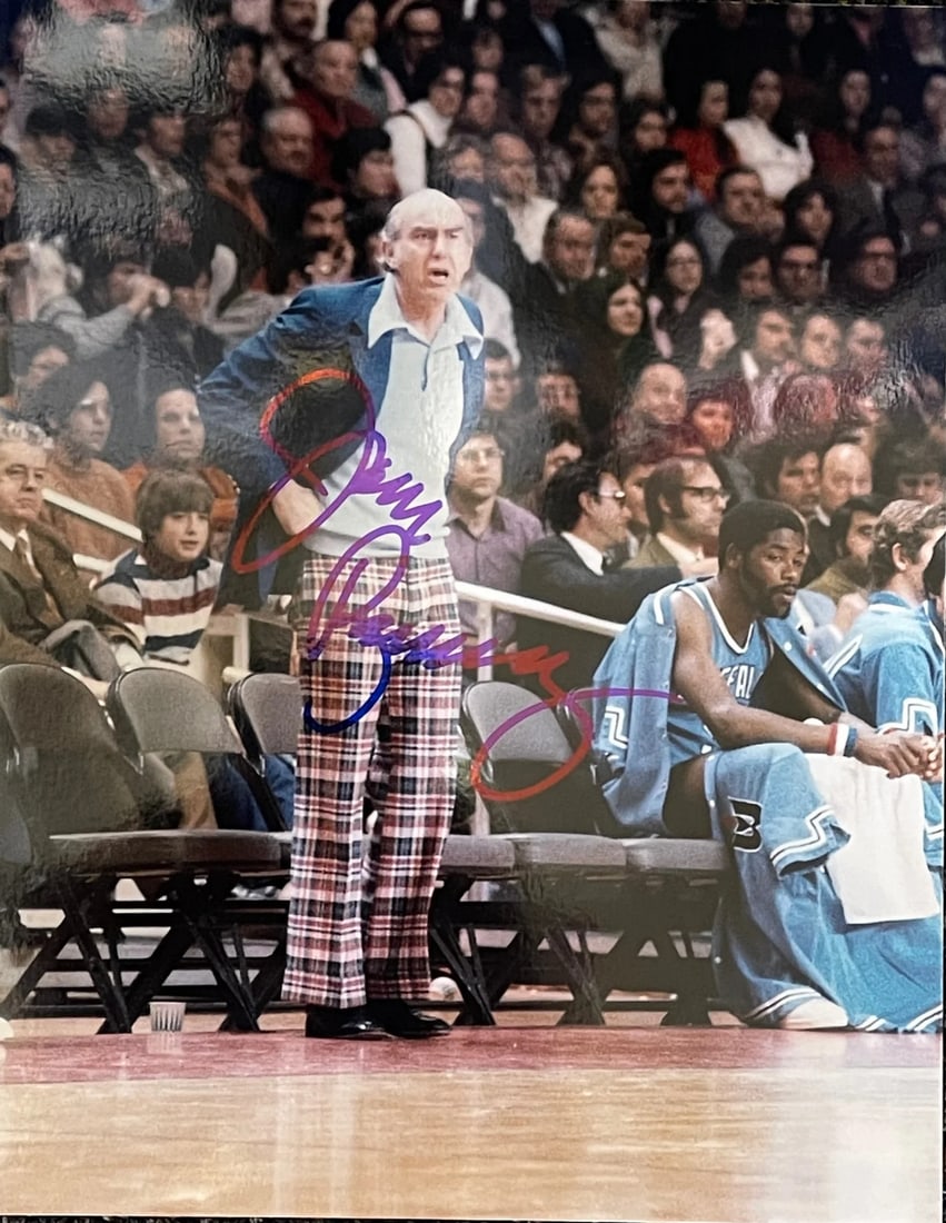 Autographed basketball photo by Jack Ramsay (1 of 1)
