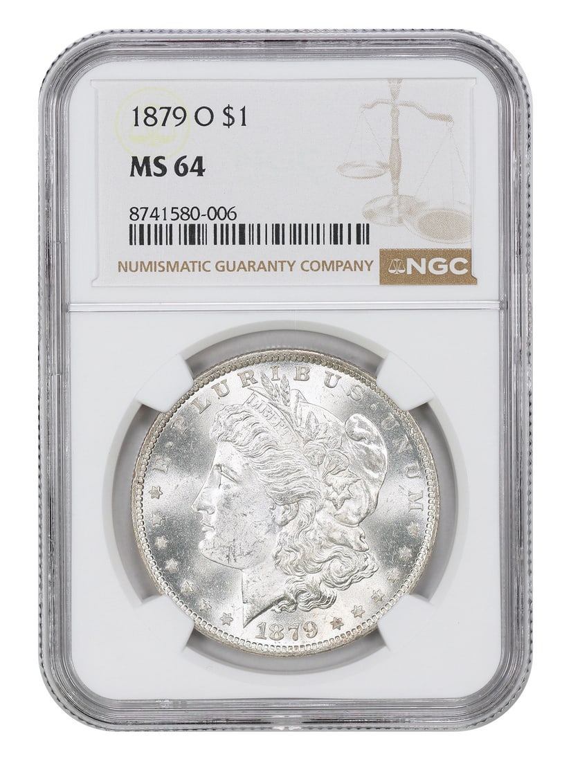 Morgan Dollar 1879-O MS64 NGC $1 (1 of 4)