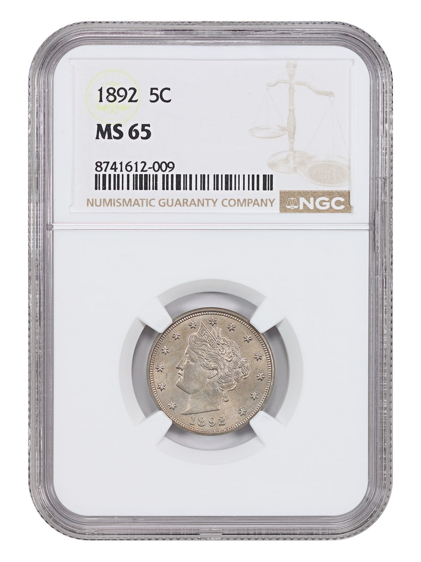 Liberty Nickel 5C MS65 NGC (1 of 4)