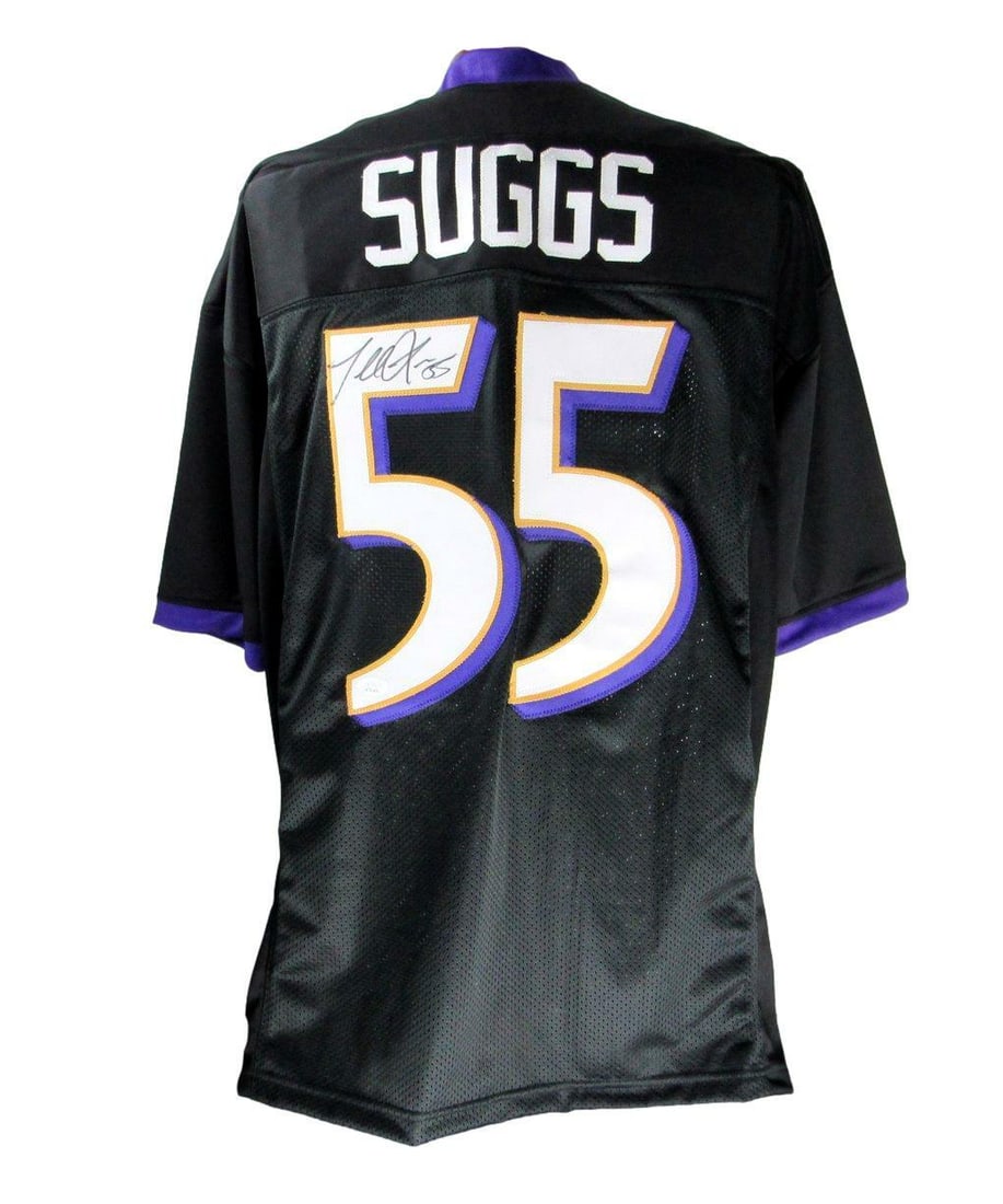 Terrell Suggs Baltimore Ravens Signed/ Auto Custom Football Jersey JSA 166003 (1 of 5)