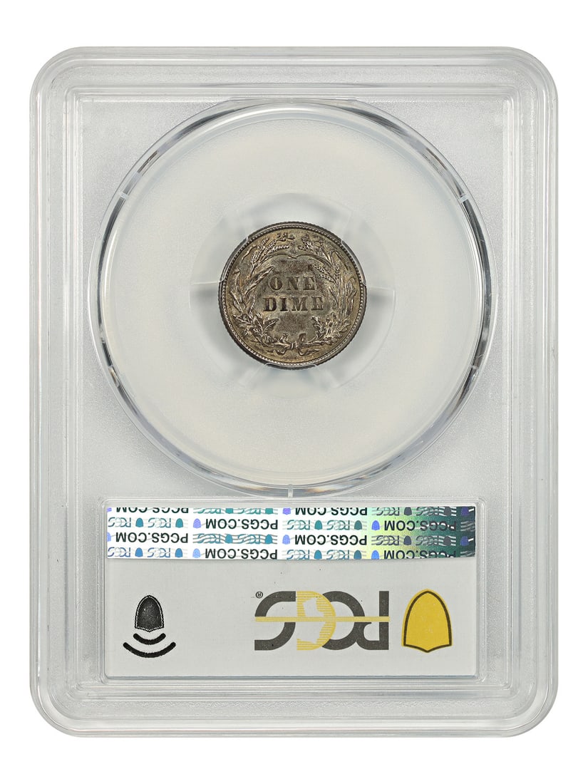 BARBER DIME PCGS MS62 10C - 2