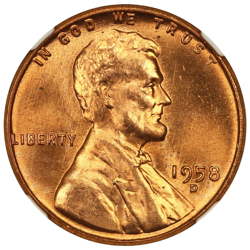1958-D 1C NGC MS67RD - 3