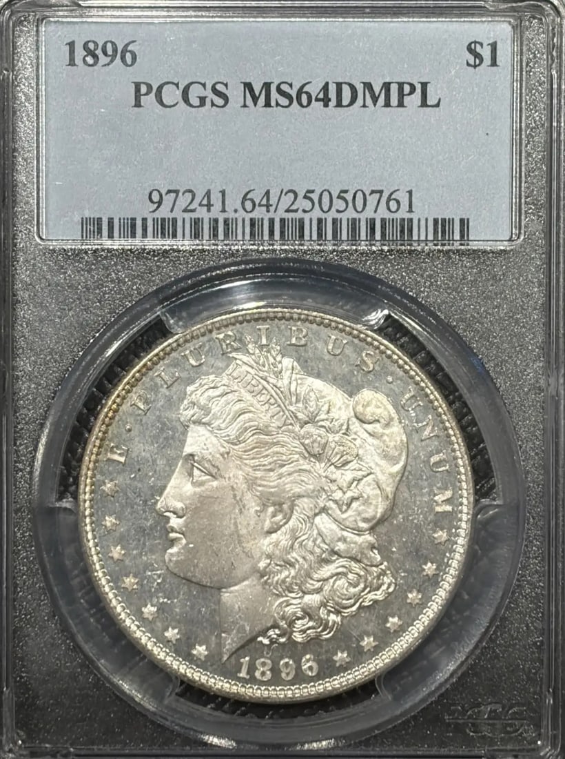 Morgan Dollar 1896 MS64 DMPL (1 of 3)