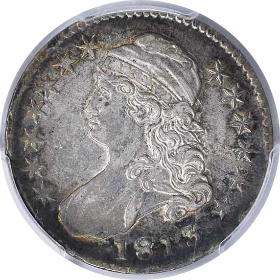 Bust dollar half silver 1813 PCGS - 2