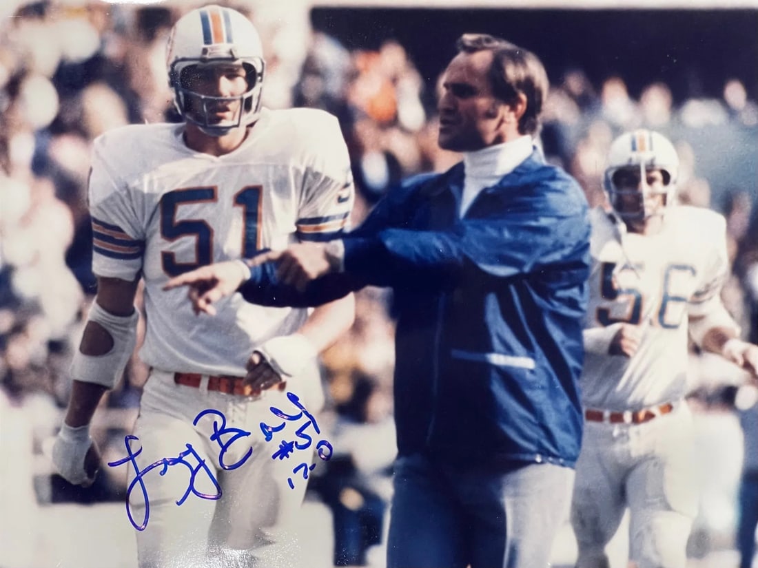 Ball Larry Autographed 8x10 Football Photo (1 of 1)
