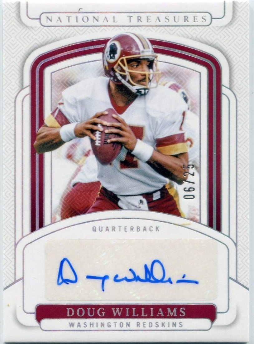 Doug Williams National Panini 2024 Treasures Autographed Card #SIGS DWS 6/ 25 (1 of 2)