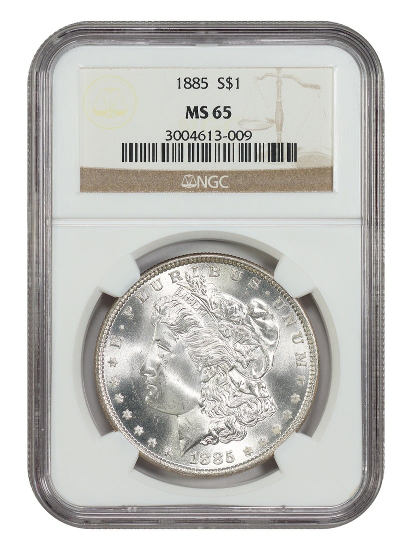 1885 $1 NGC MS65 - Morgan Dollar - Popular Collector Date (1 of 4)