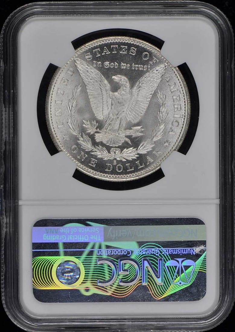 Morgan Dollar 1880 S 1 $ NGC MS68 CAC - 2