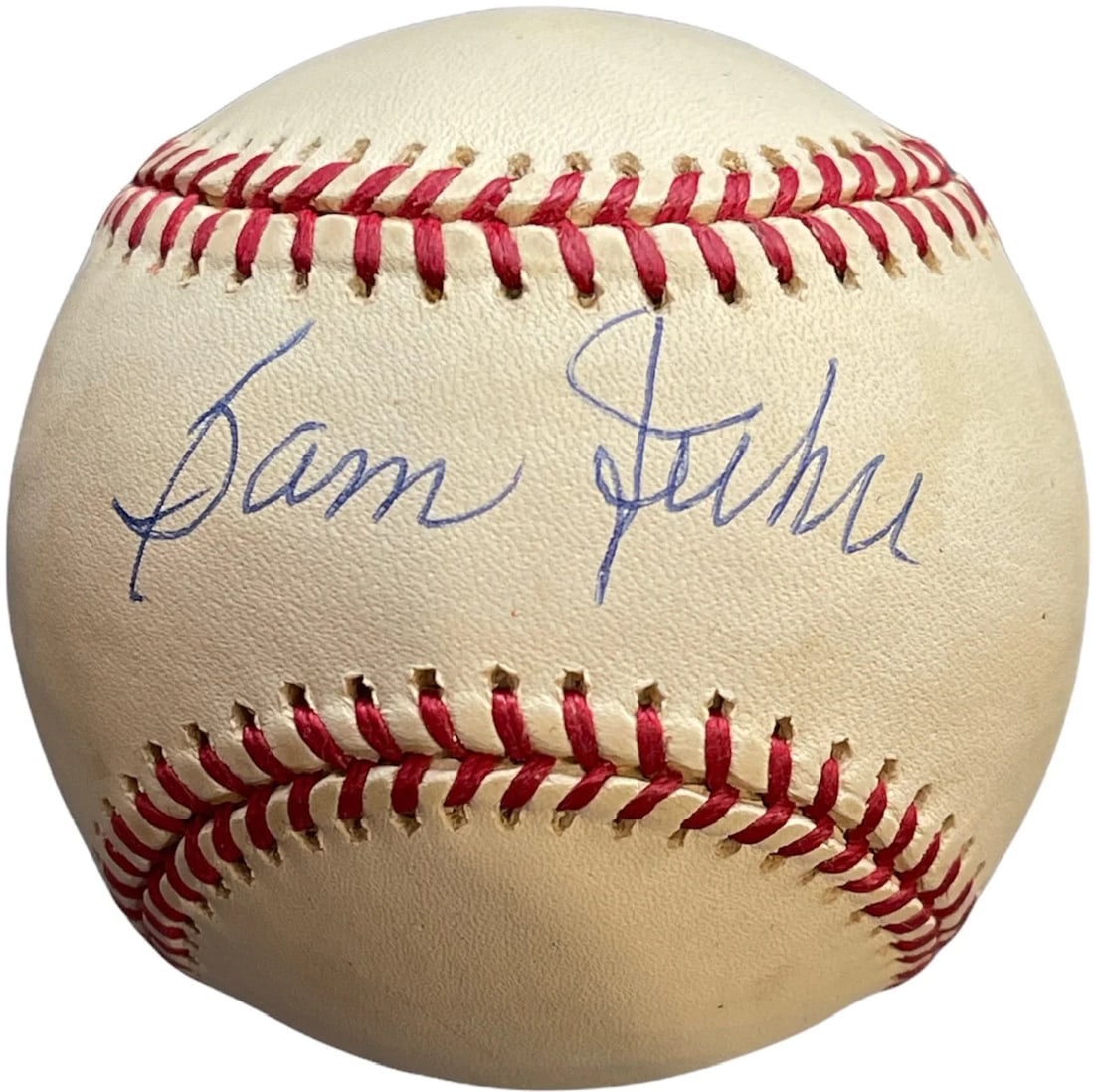 Sam Jethroe Autographed Official National League Baseball (1 of 2)