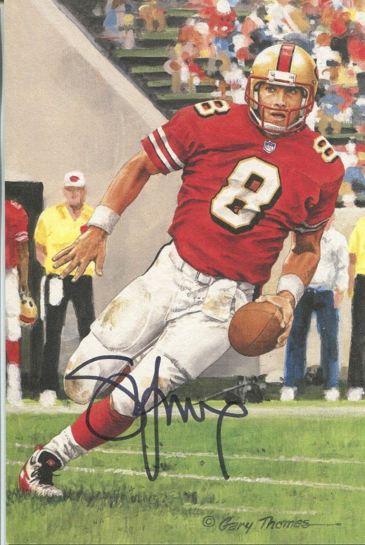 Steve Young Autographed 1st Day Cover Envelope (JSA) (1 of 3)