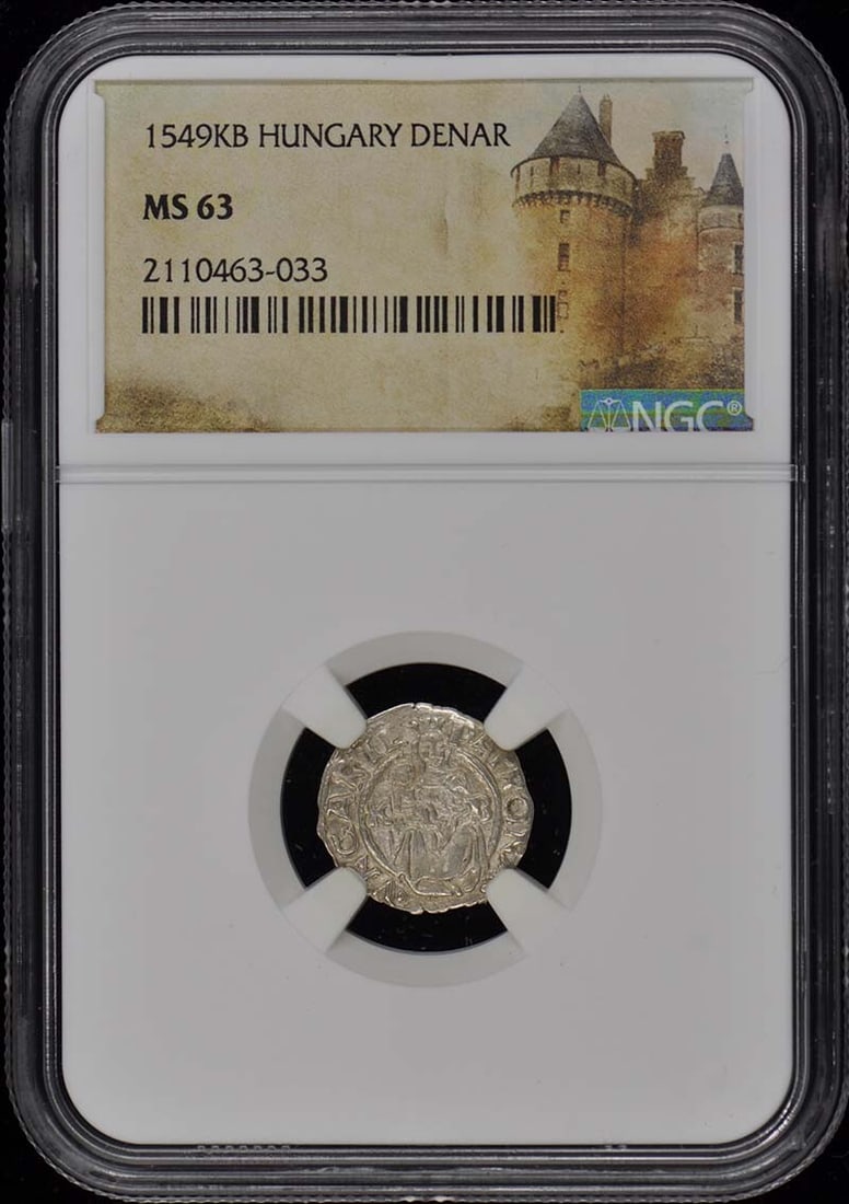 Hungary Denar NGC MS63 (1 of 2)