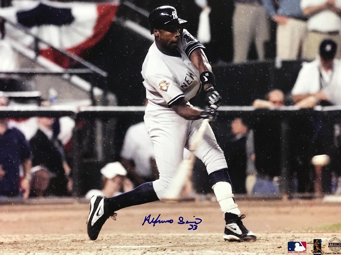 Alfonso Soriano Autographed 16x20 Photo: Alfonso Soriano Autographed 16x20 Photo Alfonso Soriano's sharpie signature adds a touch of personality to this 16x20 photo, capturing a moment in time for fans and collectors alike. The photo itself