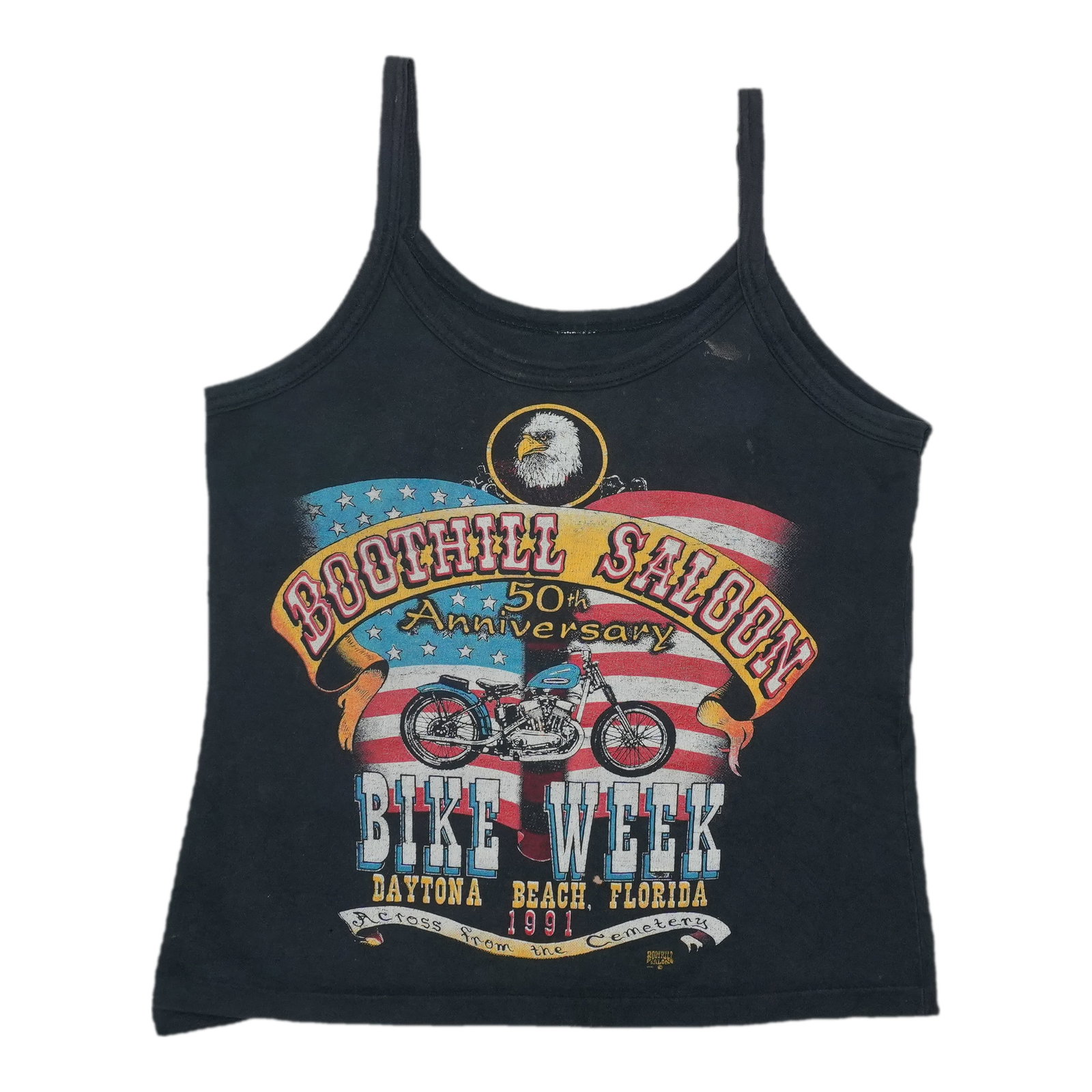 1991 Boothill Saloon Daytona Bike Week Tank Top (1 of 6)