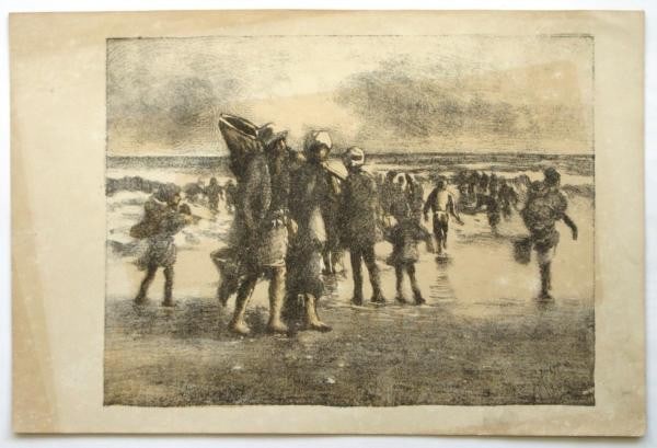 Saito Ioe Seaside Lithograph 1905 Meiji 38 Japanese Antique Print LS No 1: Saito Ioe Seaside Lithograph 1905 Meiji 38 Japanese Antique Print LS No 1 Item Specifics: Artist: Saito Ioe Subject: Seaside Material: Paper Style: Japanese Size: 17 x 26 cm Year Of Production: 1905 P