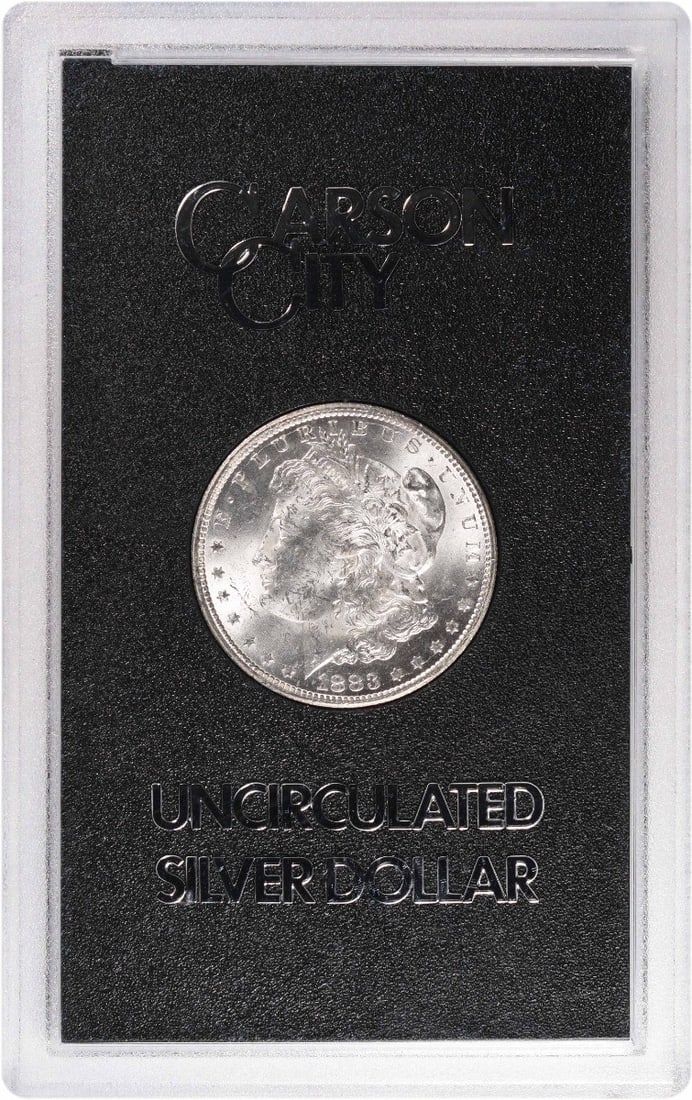 1883-CC Morgan Silver Dollar Brilliant Uncirculated GSA Holder Hard Pack: 1883-CC Morgan Silver Dollar Brilliant Uncirculated GSA Holder Hard Pack The 1883-CC Morgan Silver Dollar Brilliant Uncirculated GSA Holder Hard Pack is a rare and historic coin, certified as Uncircul