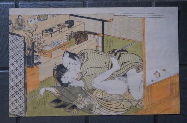 Isoda Koryusai 1776 Shunga Woodblock Print Hinamatsuri Doll Festival Edo Art: Isoda Koryusai 1776 Shunga Woodblock Print Hinamatsuri Doll Festival Edo Art Item Specifics: Artist: Isoda Koryusai Subject: Shunga Material: Paper Style: Japanese Size: 23.6 x 37.2 cm Year Of