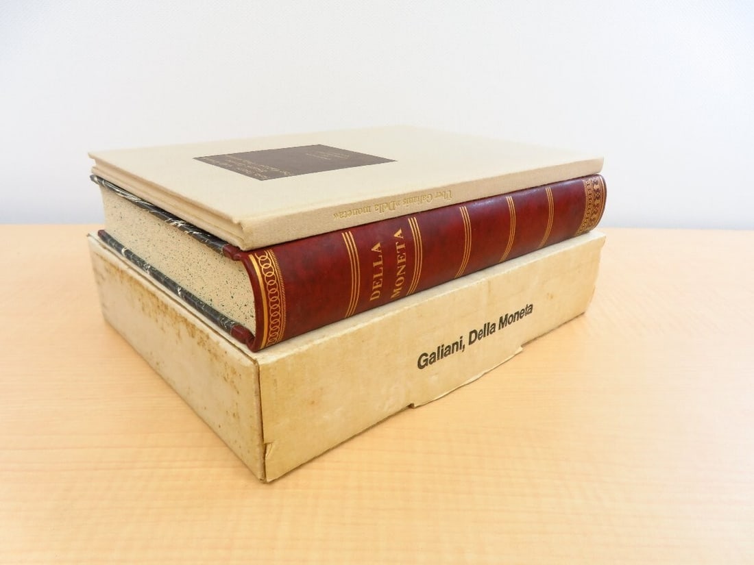 Ferdinando Galiani Della moneta (Complete in 2 Volumes, 1986 Facsimile Edition): Ferdinando Galiani Della moneta (Complete in 2 Volumes, 1986 Facsimile Edition) Item Specifics: Binding: Original Language: German Special Attributes: 1st Edition Limited Edition Author: Ferdinando
