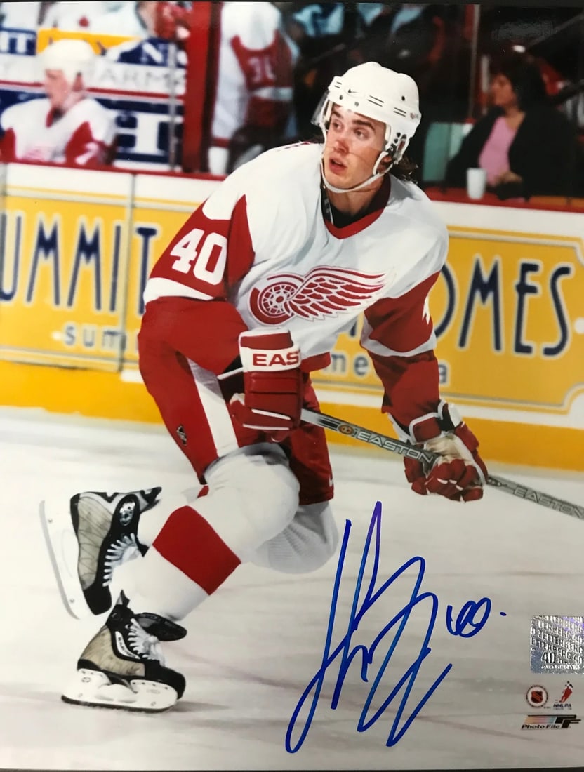 Henrik Zetterberg Autographed 8x10 Photo Detroit Red Wings (1 of 1)