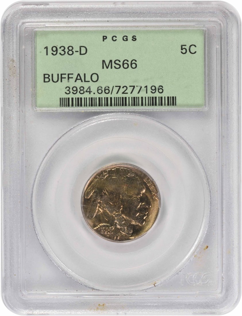 1938-D Buffalo Nickel MS66 PCGS (1 of 1)