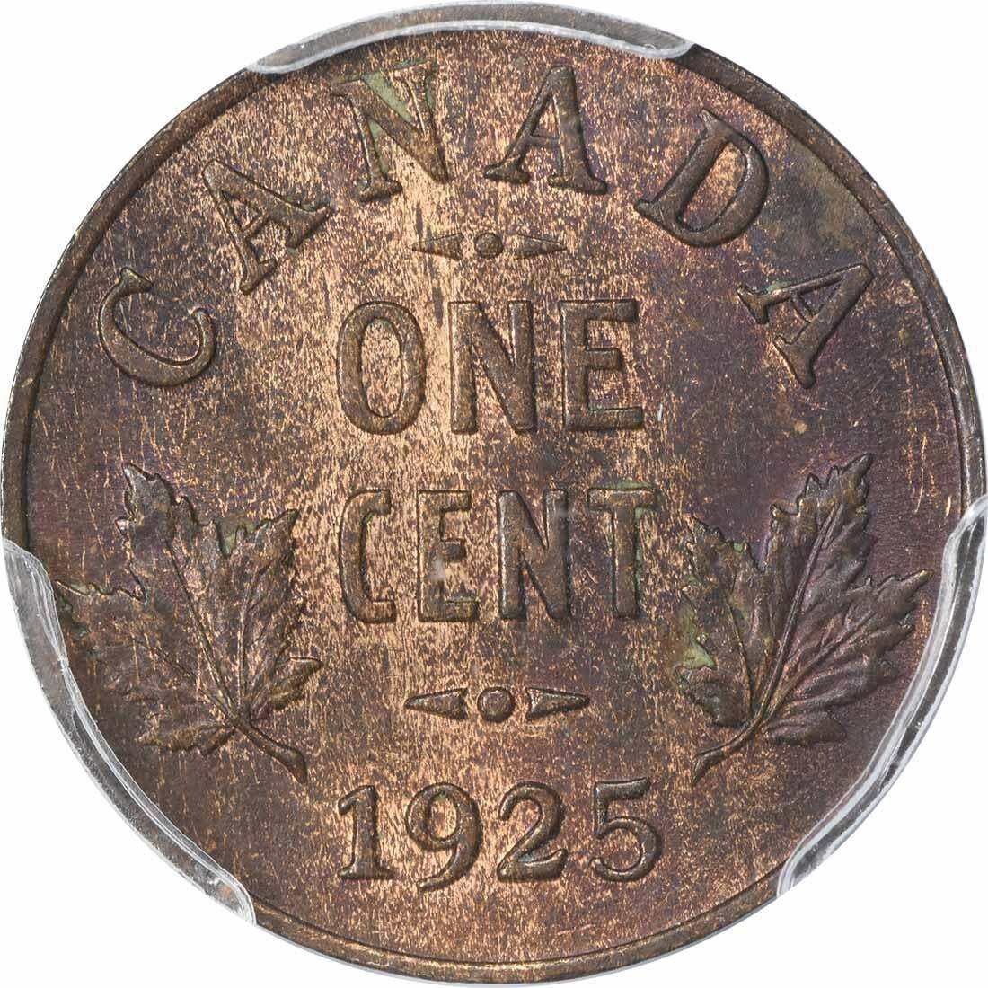 Canada 1925 Cent MS64BN PCGS - 2