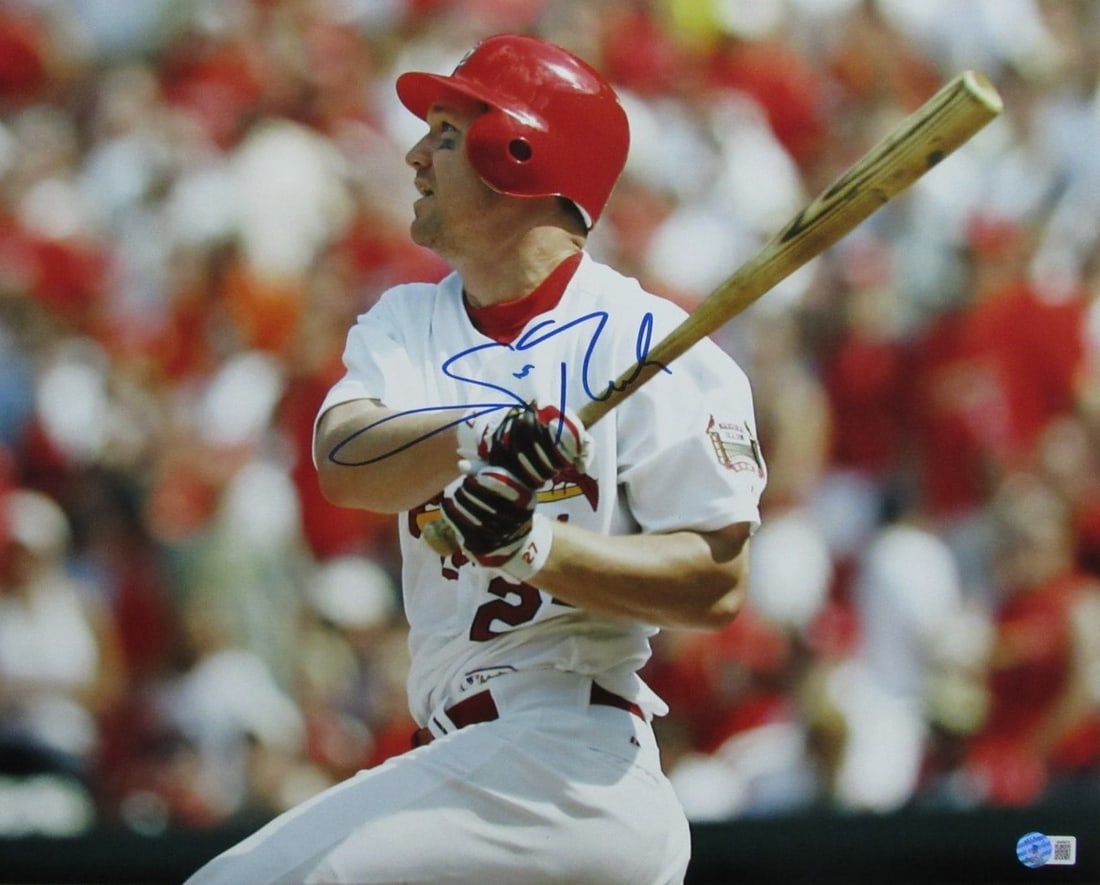 Cardinals Rolen Autographed Photo St. Louis 16x20 Beckett 183381 (1 of 3)