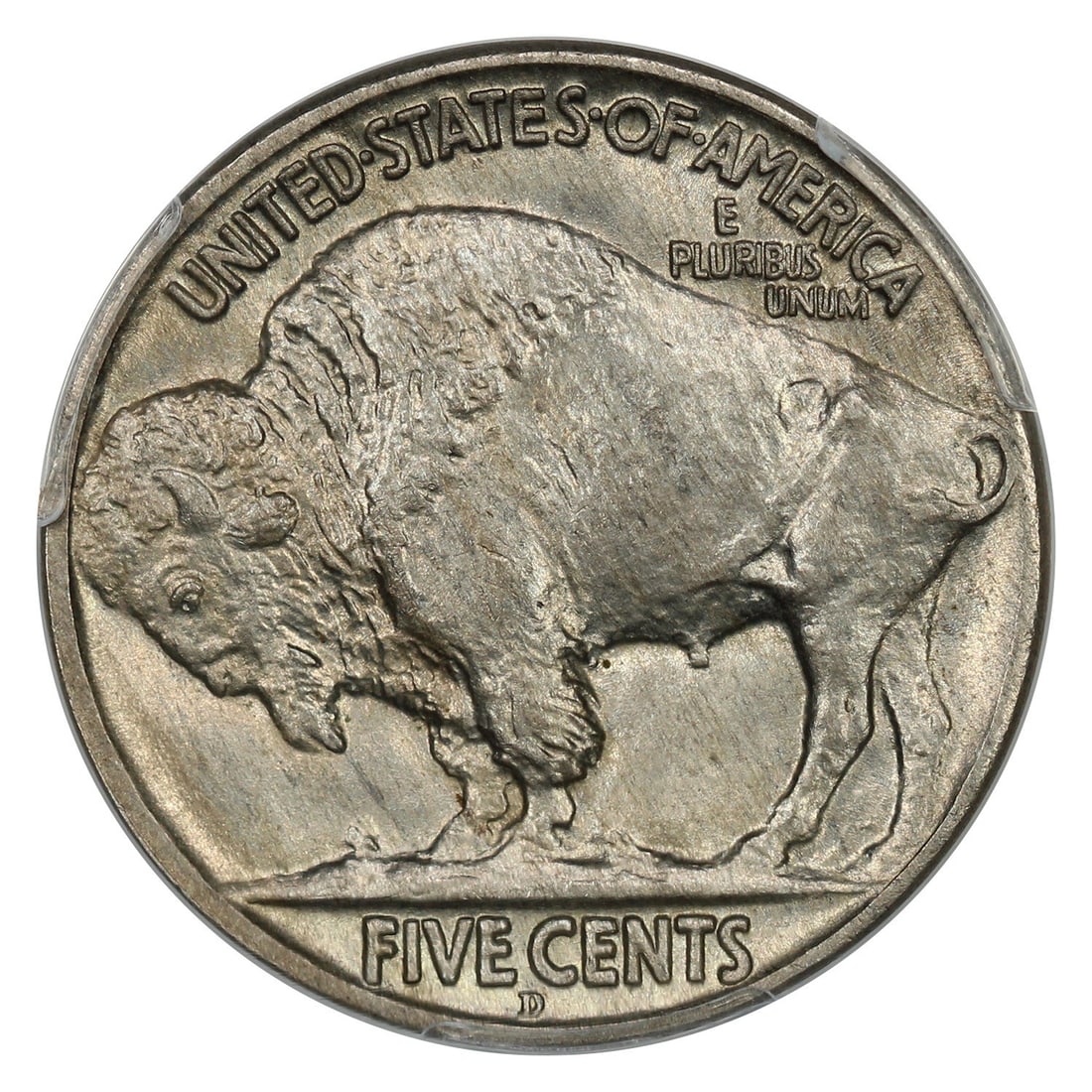 PCGS MS65 Type 2 5c Buffalo Nickel 1913-D - 4