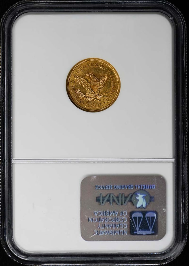 Quarter Eagle $2.50 MS61 NGC - 2