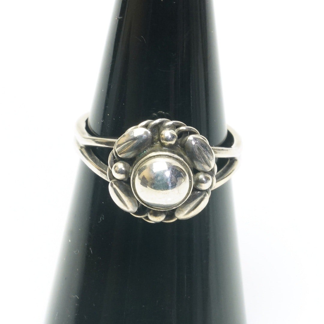 Georg Jensen No.1E Ring US6-6.5 Sterling Silver 925 with Original Box (1 of 5)