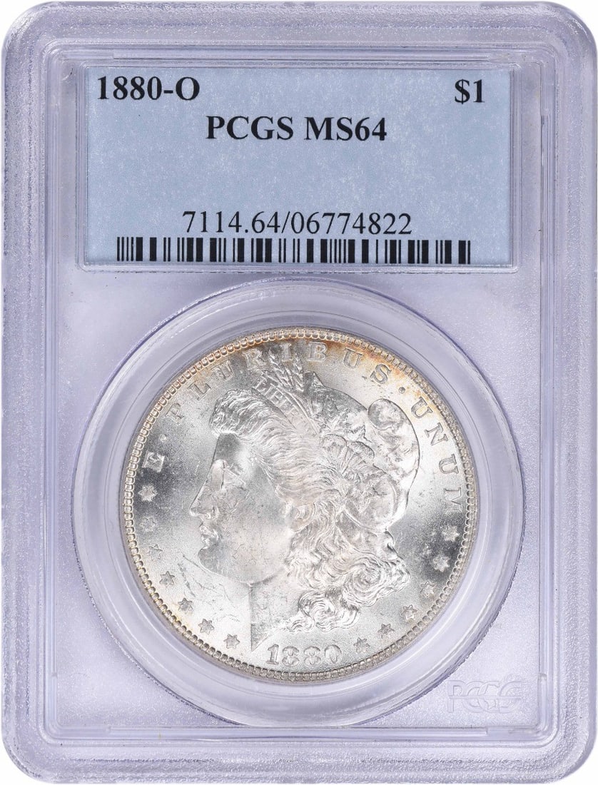 1880-O Morgan Silver Dollar MS64 PCGS (1 of 3)
