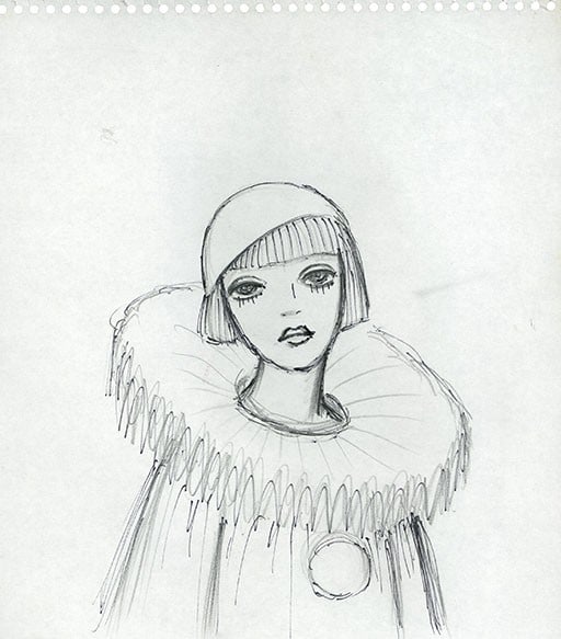 Rune Naito Original Sketch Woman in Pierrot Costume 2 Pencil Pen Drawing: Rune Naito Original Sketch Woman in Pierrot Costume 2 Pencil Pen Drawing Item Specifics: Artist: Rune Naito Subject: Woman in Pierrot Costume Material: Pencil and pen on paper Style: Japanese Product