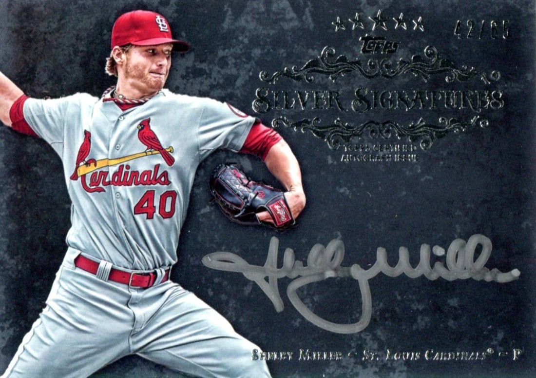 Miller Autographed Topps Five Star 2013 Shelby Silver Card Signatures (1 of 1)