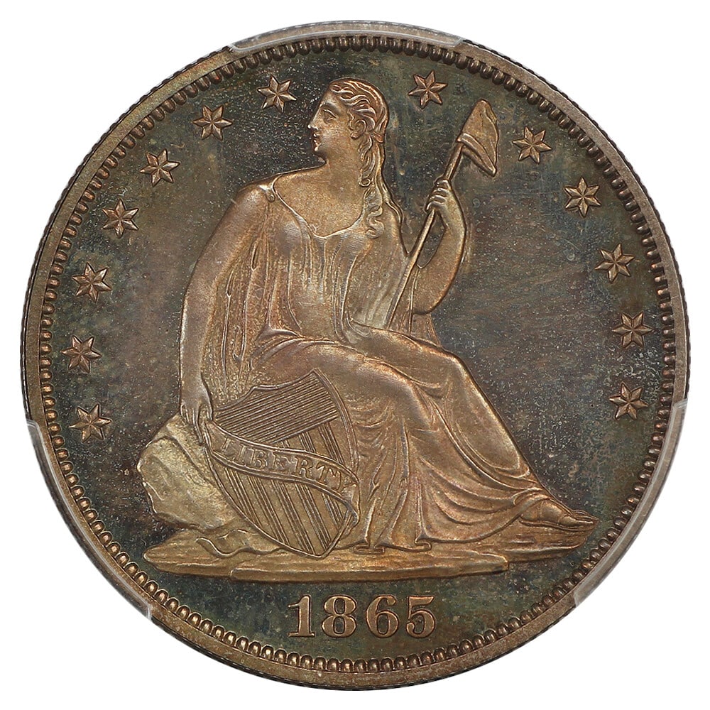PCGS 50C 1865 PR66 - 3